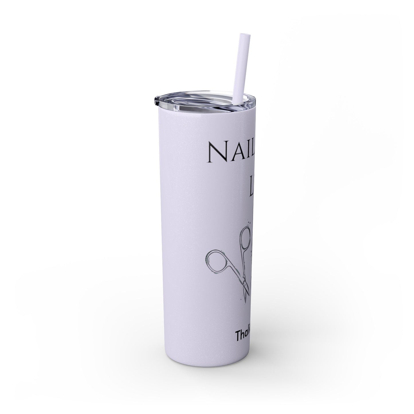 Tumbler Delgado con sobeto 20oz, Nail Tech Life