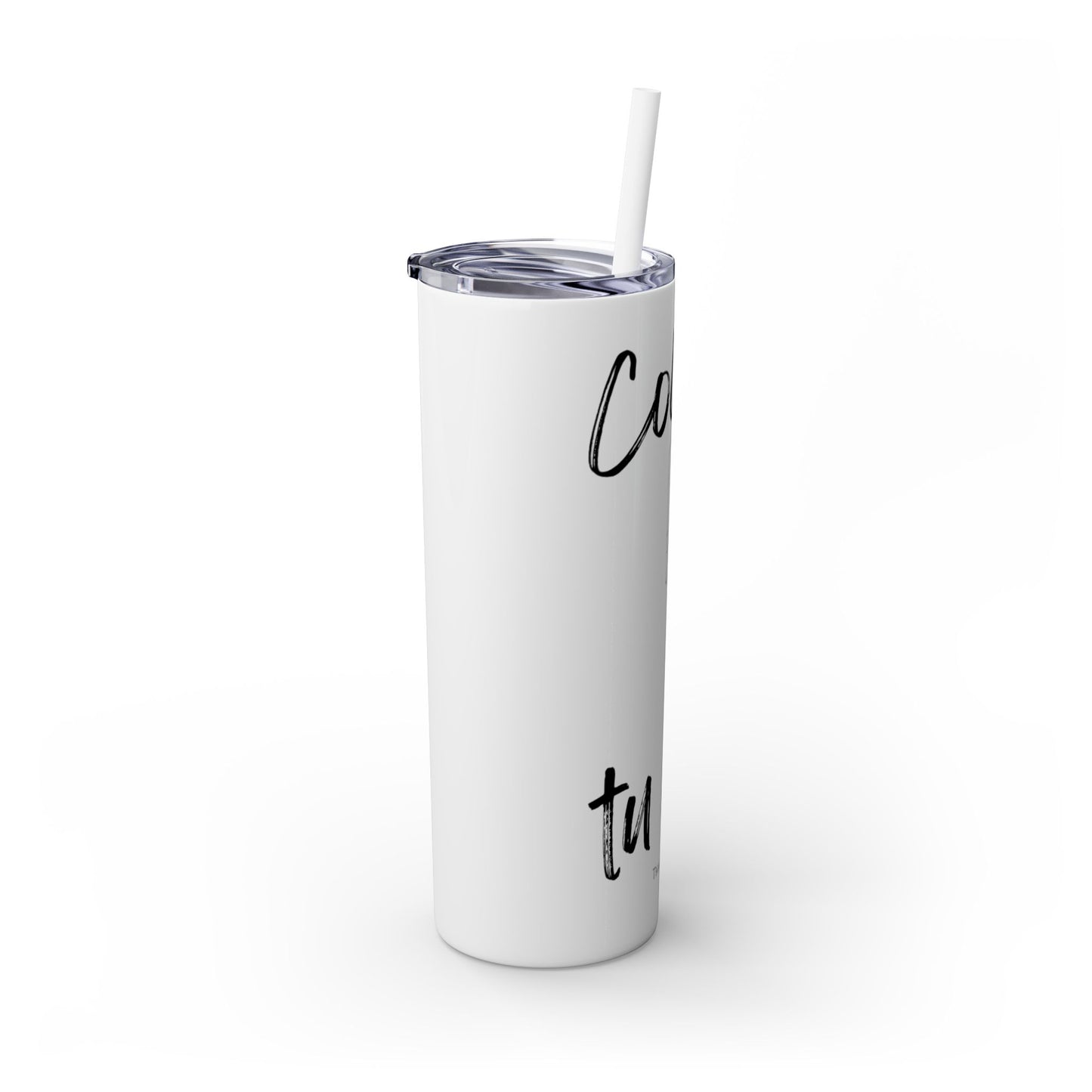 Tumbler Delgado con sorbeto 20oz, Colorea tu vida
