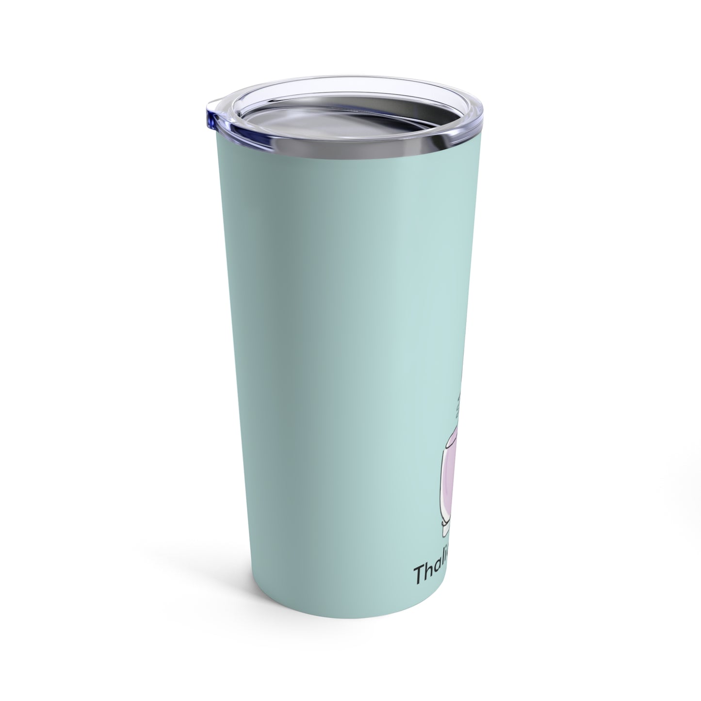 Tumbler, Color Menta 20oz, Botella de esmalte violeta