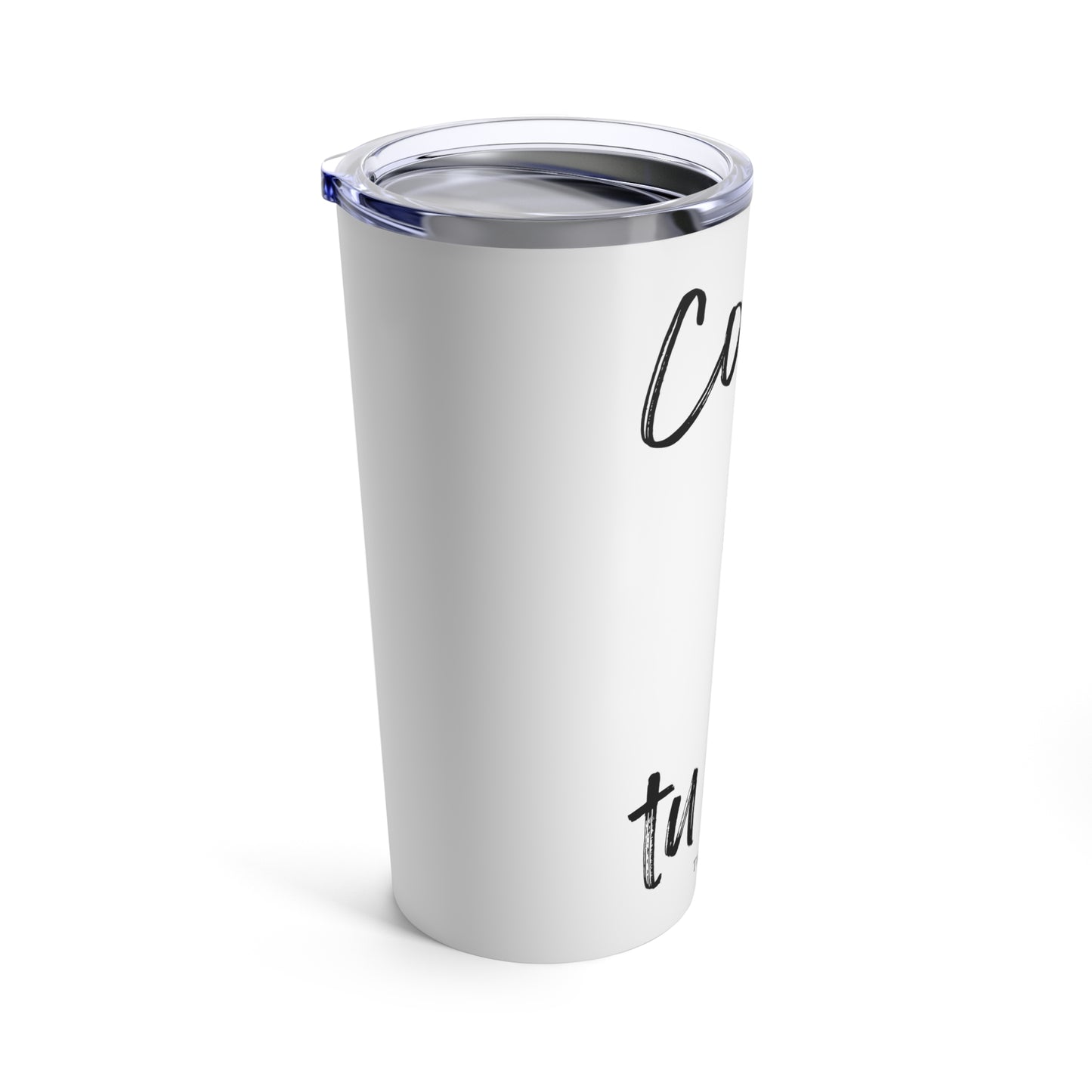 Tumbler Blanco 20oz, Colorea Tu Vida
