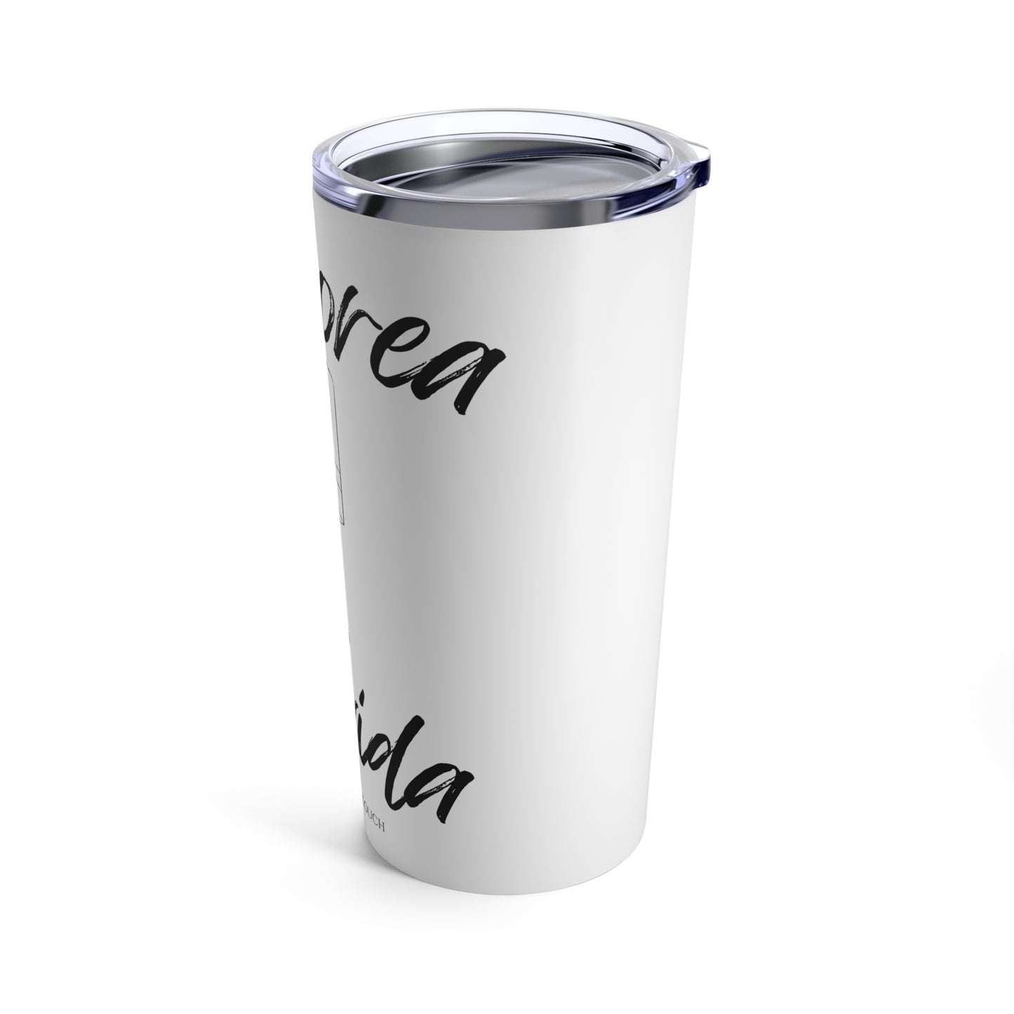 Tumbler Blanco 20oz, Colorea Tu Vida