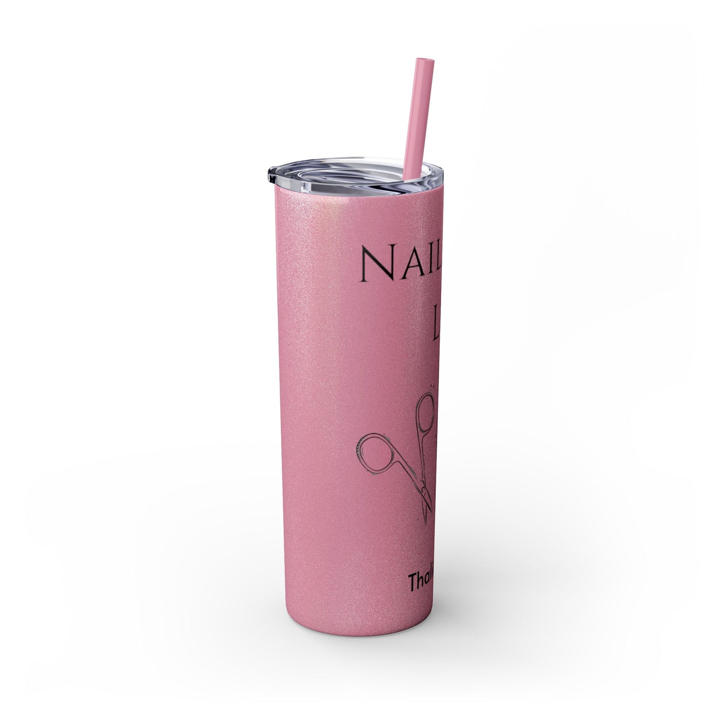 Tumbler Delgado con sobeto 20oz, Nail Tech Life