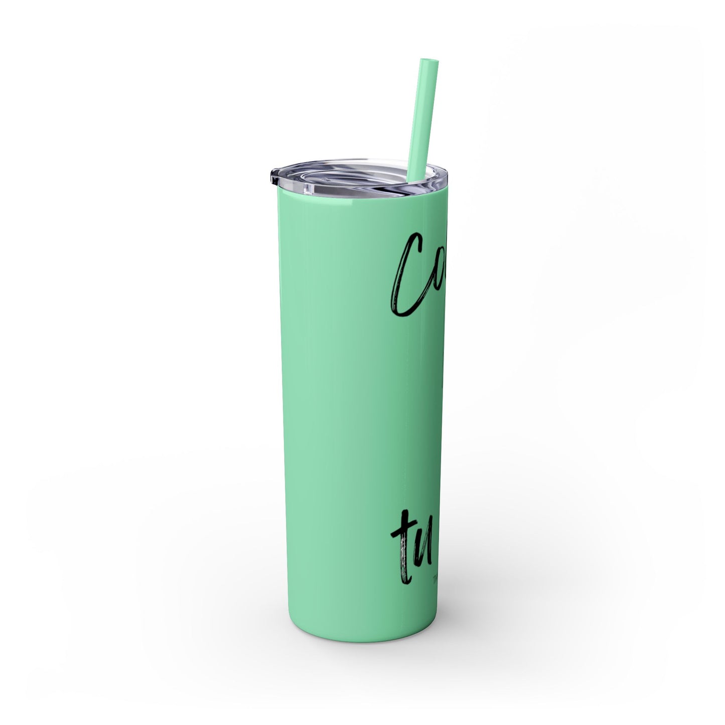 Tumbler Delgado con sorbeto 20oz, Colorea tu vida