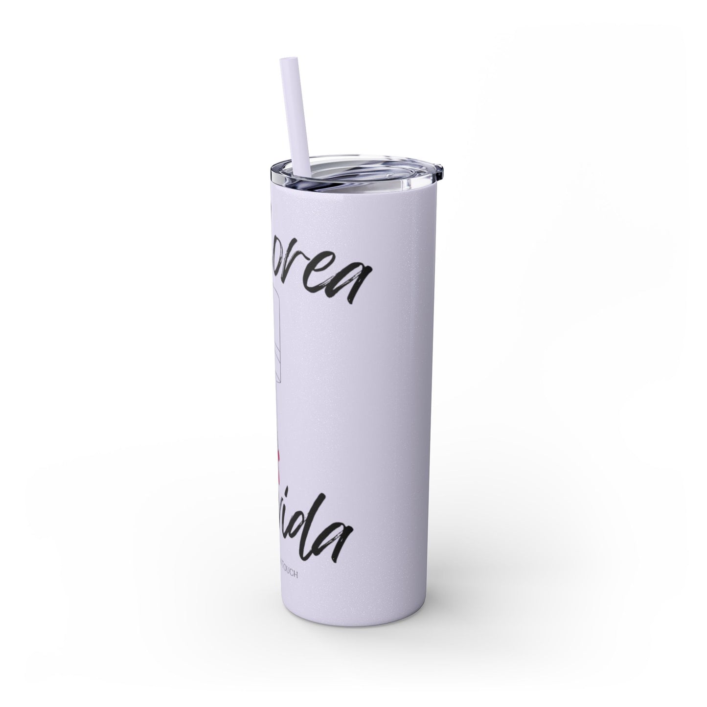 Tumbler Delgado con sorbeto 20oz, Colorea tu vida