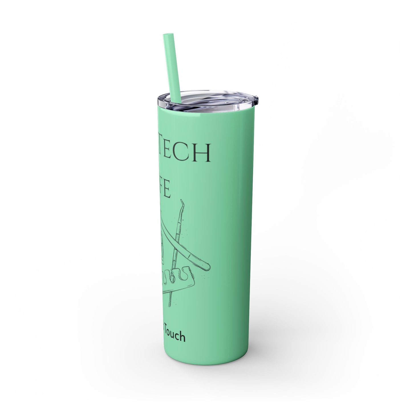 Tumbler Delgado con sobeto 20oz, Nail Tech Life