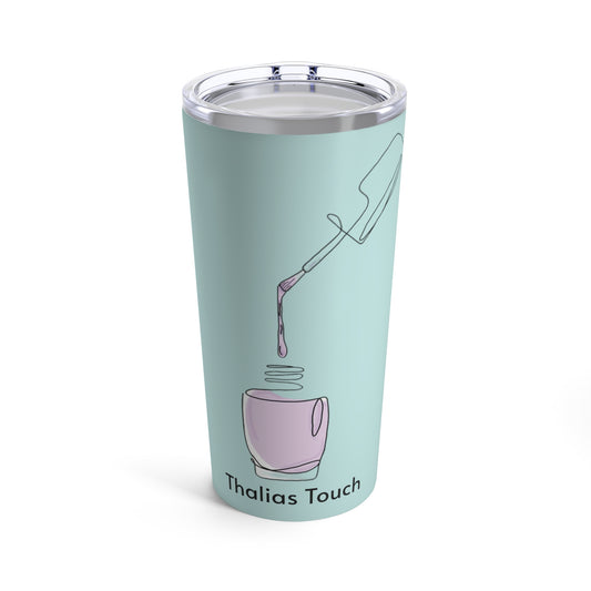 Tumbler, Color Menta 20oz, Botella de esmalte violeta